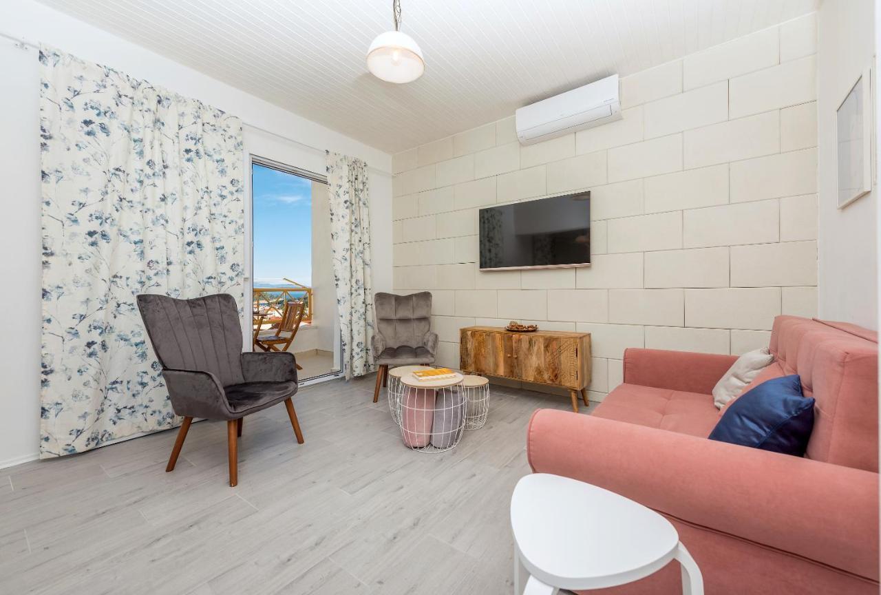 Vista Mare Apartment - 3 Bedroom, Sea View Makarska Dış mekan fotoğraf